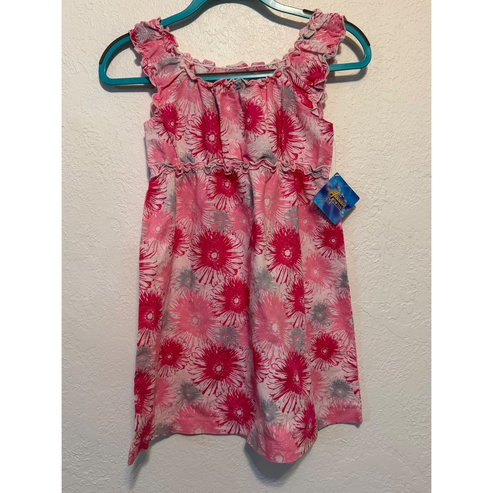 Disney Store Hannah Montana Pink Floral Ruffle Dress Tween Size 10 NWT New